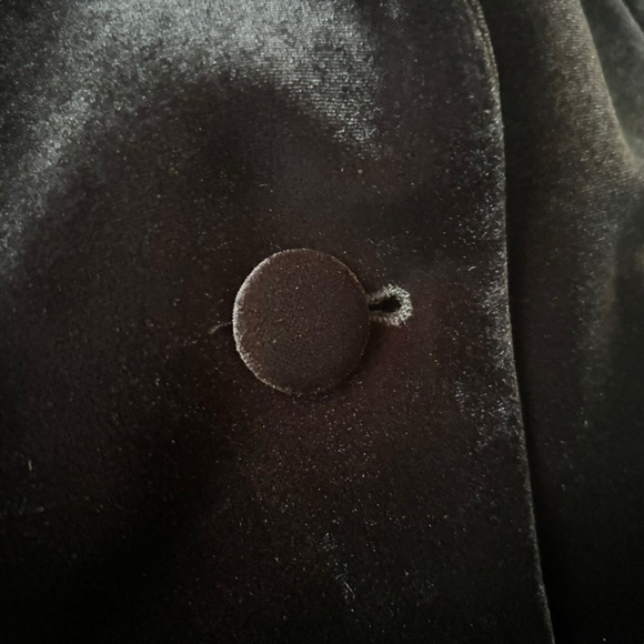 Rickis Velveteen Lined Blazer Black, Large, Single Button *NWOT* - Picture 14 of 14